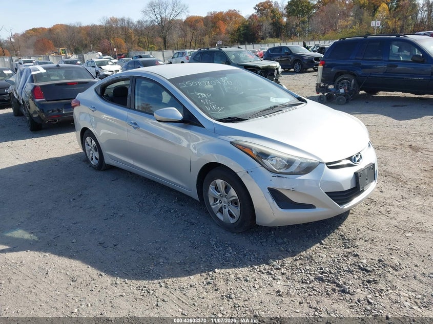 2016 HYUNDAI ELANTRA SE - 5NPDH4AEXGH743306
