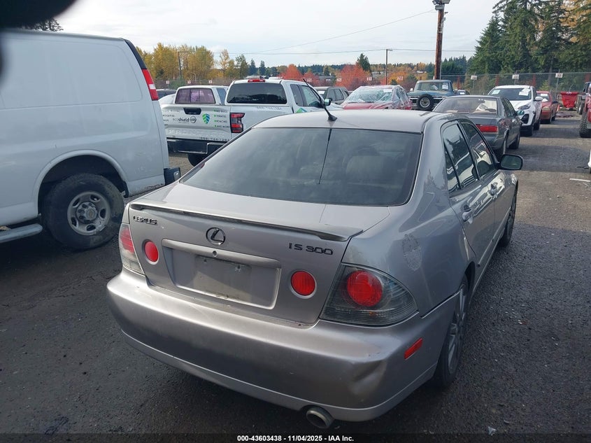 2004 Lexus Is 300 VIN: JTHBD192840087674 Lot: 43603438
