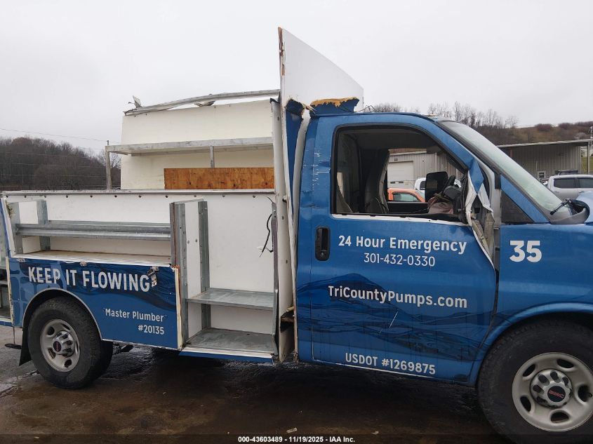 2022 GMC Savana Commercial Cutaway Work Van VIN: 1GD07RF72N1161631 Lot: 43603489