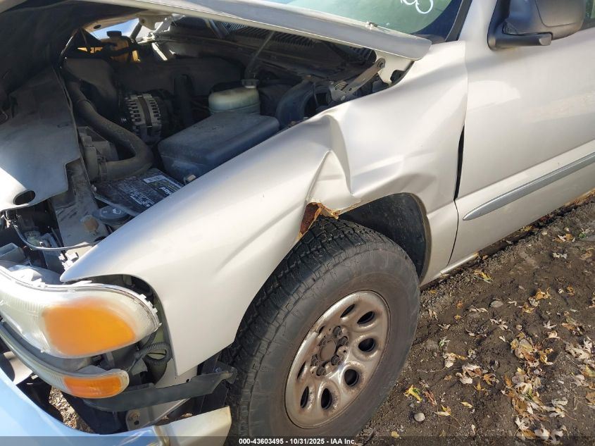 2006 GMC Sierra 1500 Sl VIN: 2GTEK13V961288806 Lot: 43603495