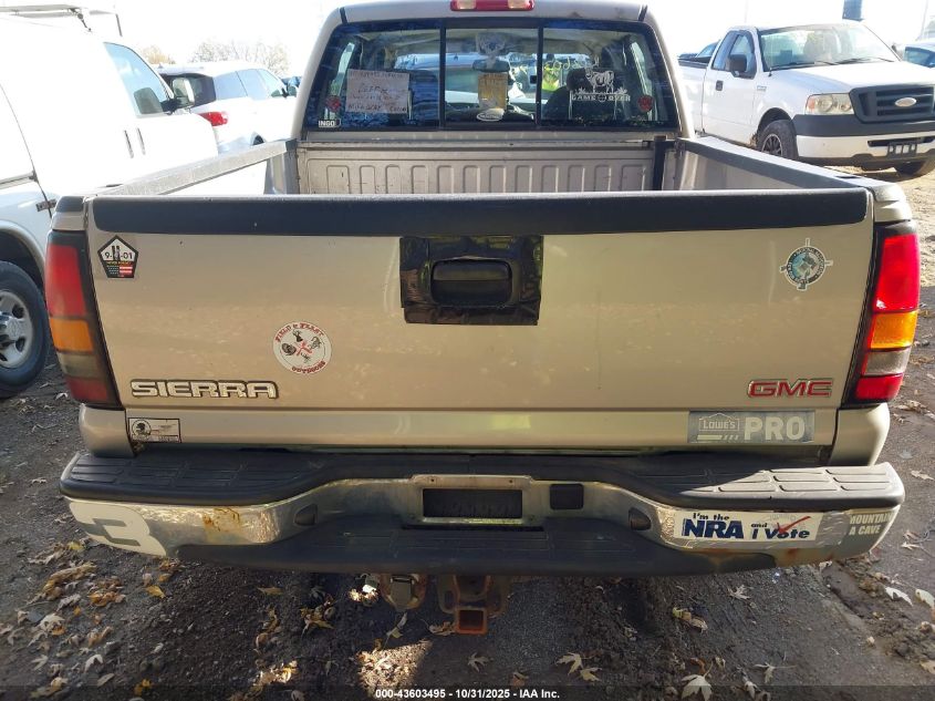 2006 GMC Sierra 1500 Sl VIN: 2GTEK13V961288806 Lot: 43603495