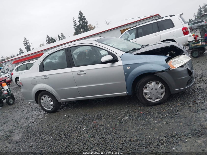 2007 Chevrolet Aveo Ls VIN: KL1TD56697B077692 Lot: 43603530