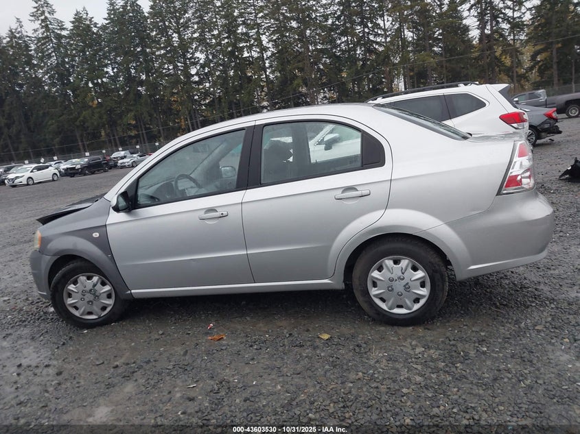 2007 Chevrolet Aveo Ls VIN: KL1TD56697B077692 Lot: 43603530