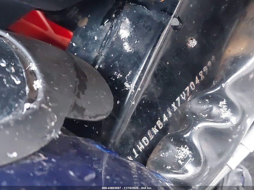 2007 Harley-Davidson Flhx VIN: 1HD1KB41X7Y704892 Lot: 43603587