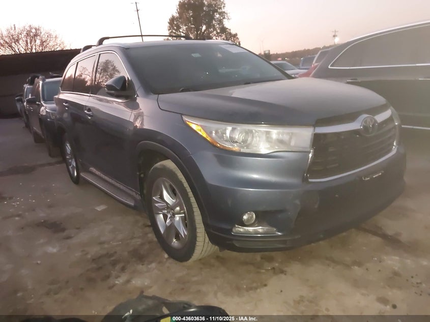 TOYOTA HIGHLANDER LIMITED PLATINUM V6