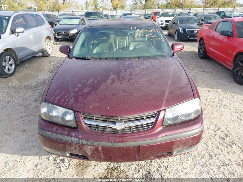 2003 Chevrolet Impala Ls VIN: 2G1WH52K039365277 Lot: 43603698