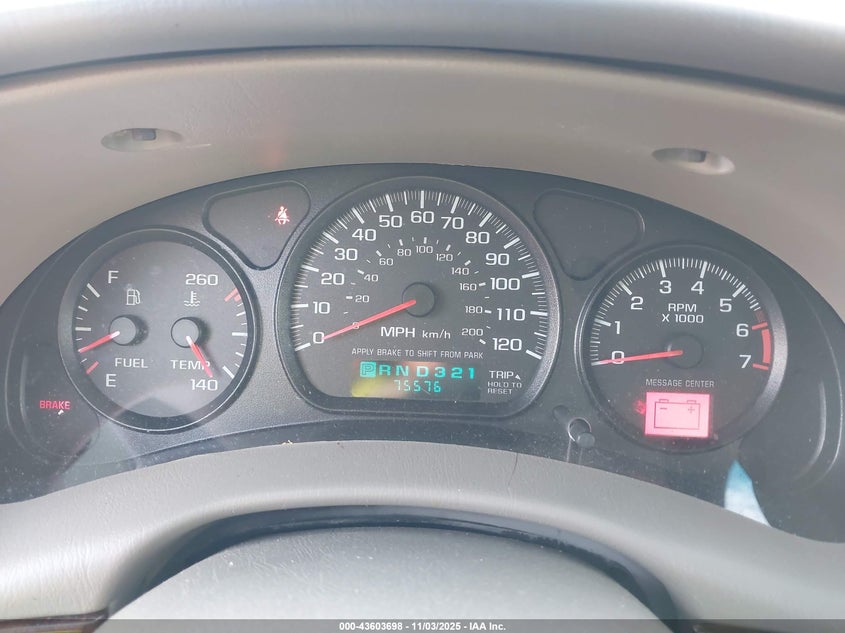 2003 Chevrolet Impala Ls VIN: 2G1WH52K039365277 Lot: 43603698