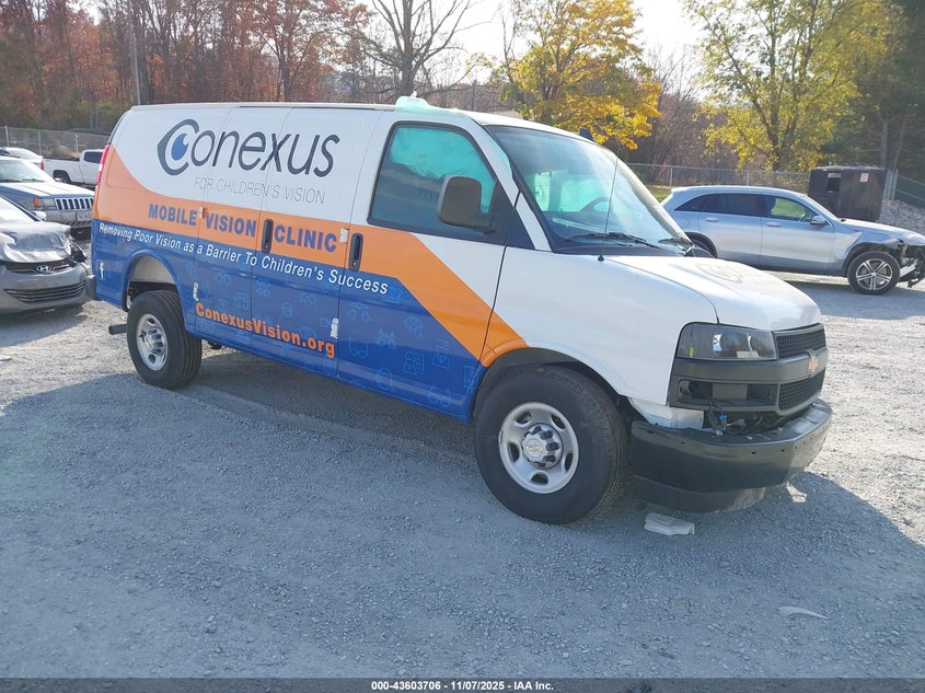 2025 CHEVROLET EXPRESS CARGO RWD 2500 REGULAR WHEELBASE WT - 1GCWGAF76S1156699