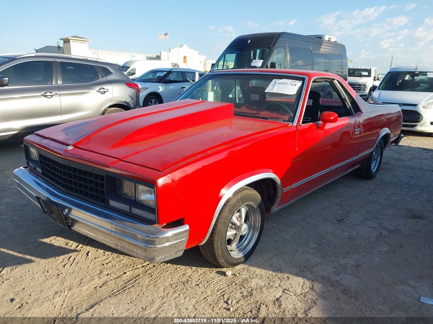 1GCCW80H5DR253378 1983 CHEVROLET EL CAMINO photo no. 2