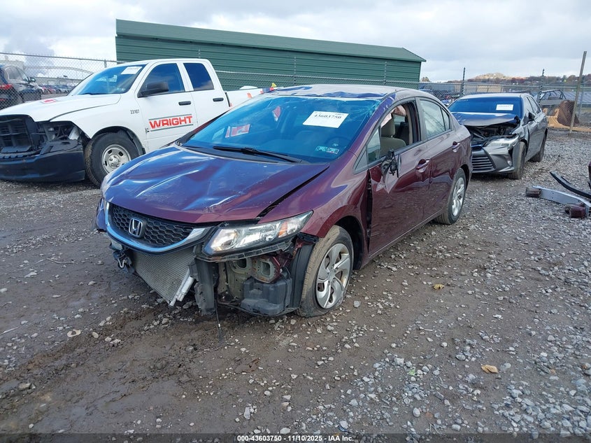 19XFB2F58DE257164 2013 HONDA CIVIC photo no. 2