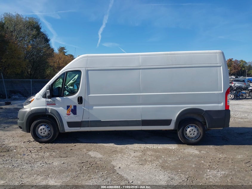 2018 Ram Promaster 2500 High Roof 159 Wb VIN: 3C6TRVDG4JE144383 Lot: 43603883