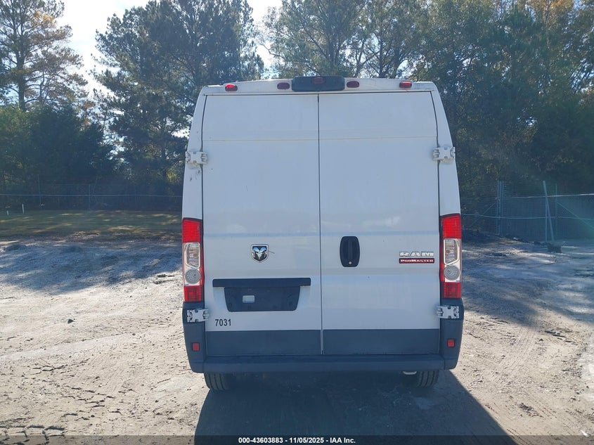 2018 Ram Promaster 2500 High Roof 159 Wb VIN: 3C6TRVDG4JE144383 Lot: 43603883