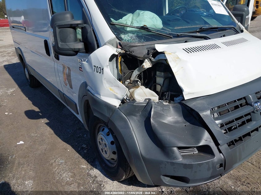 2018 Ram Promaster 2500 High Roof 159 Wb VIN: 3C6TRVDG4JE144383 Lot: 43603883