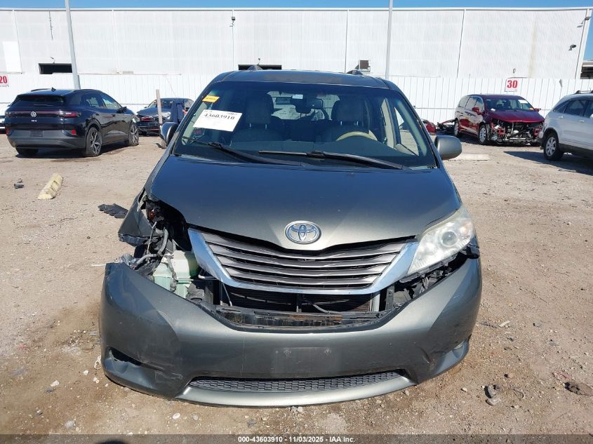 2011 Toyota Sienna Xle V6 VIN: 5TDYK3DC1BS124622 Lot: 43603910