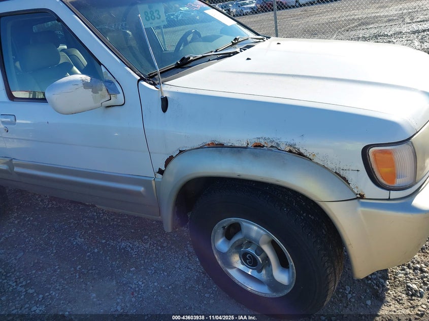 1999 Infiniti Qx4 Luxury VIN: JNRAR07Y6XW068686 Lot: 43603938