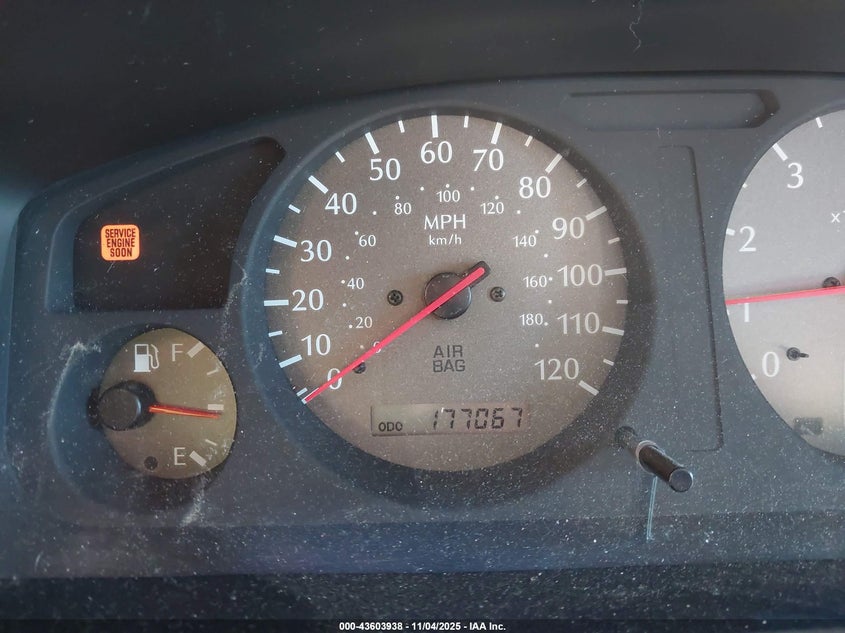 1999 Infiniti Qx4 Luxury VIN: JNRAR07Y6XW068686 Lot: 43603938