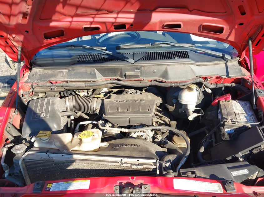 2008 Dodge Ram 1500 St/Sxt VIN: 1D7HA18N28S629707 Lot: 43603990