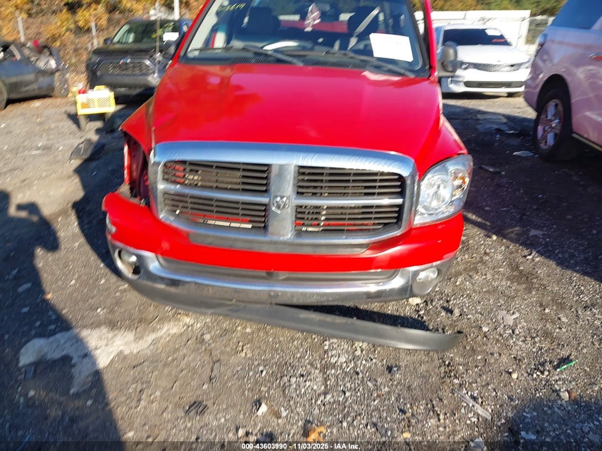 2008 Dodge Ram 1500 St/Sxt VIN: 1D7HA18N28S629707 Lot: 43603990