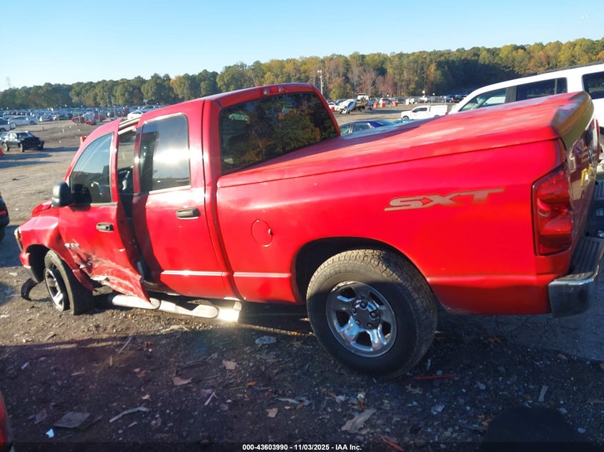 2008 Dodge Ram 1500 St/Sxt VIN: 1D7HA18N28S629707 Lot: 43603990