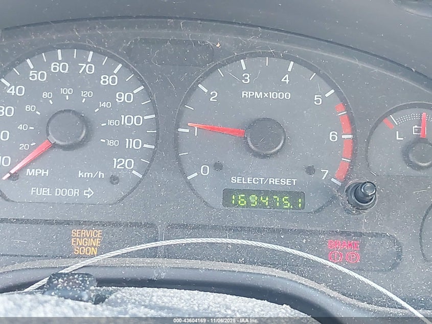 2002 Ford Mustang VIN: 1FAFP40452F127090 Lot: 43604169