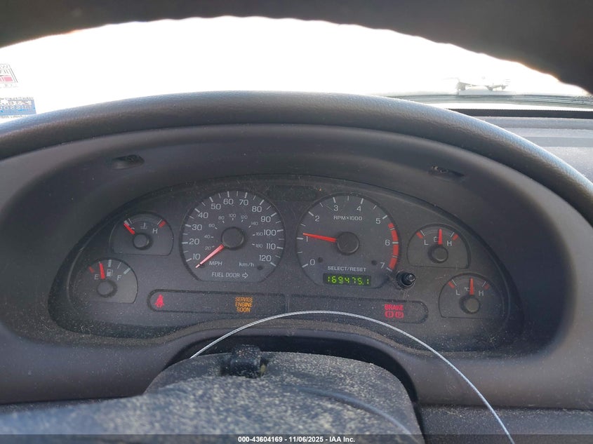 2002 Ford Mustang VIN: 1FAFP40452F127090 Lot: 43604169