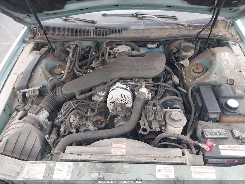 1994 Mercury Cougar Xr7 VIN: 1MELM62W6RH620516 Lot: 43604201