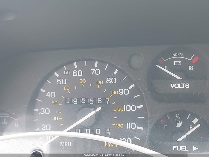 1994 Mercury Cougar Xr7 VIN: 1MELM62W6RH620516 Lot: 43604201