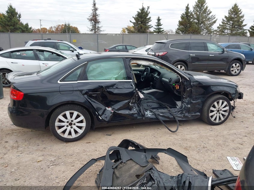 2009 Audi A4 2.0T Premium VIN: WAUSF78K09N062100 Lot: 43604252