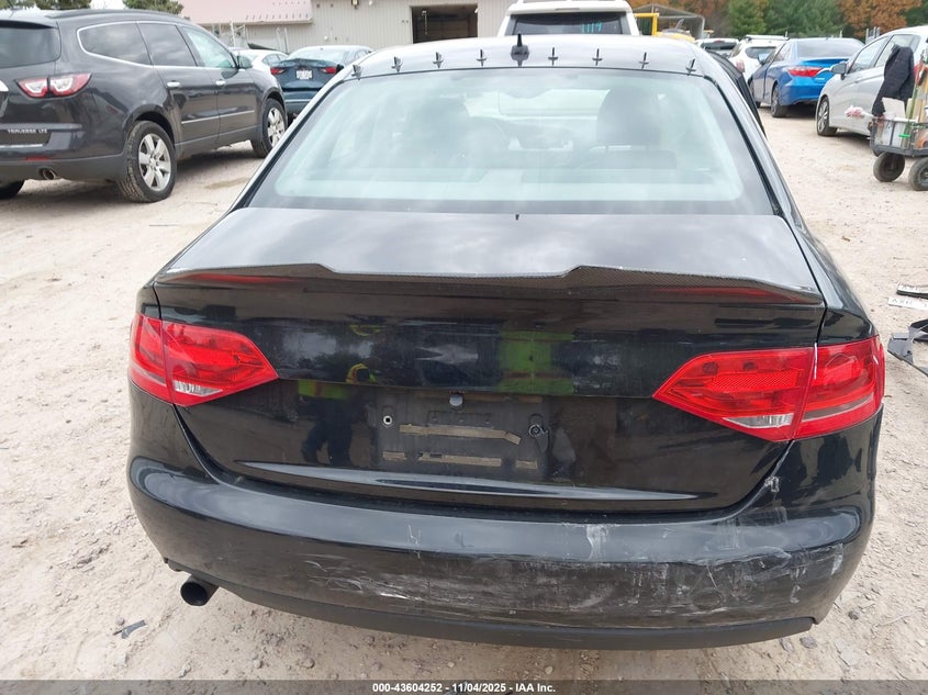 2009 Audi A4 2.0T Premium VIN: WAUSF78K09N062100 Lot: 43604252