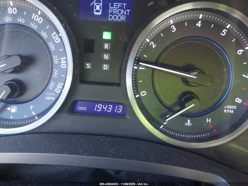2011 Lexus Is 250 VIN: JTHCF5C26B5051318 Lot: 43604353