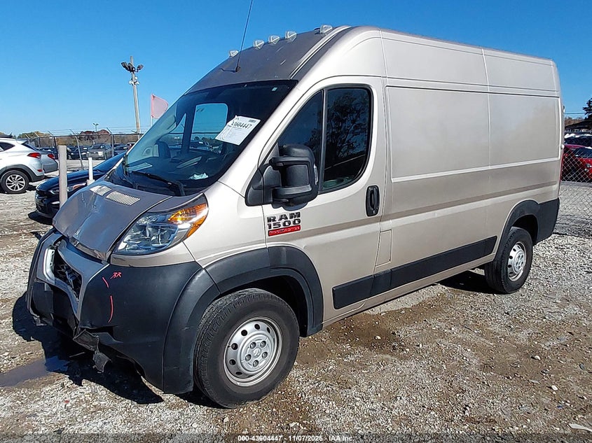 2019 RAM PROMASTER 1500 HIGH ROOF 136 WB - 3C6TRVBG6KE566322