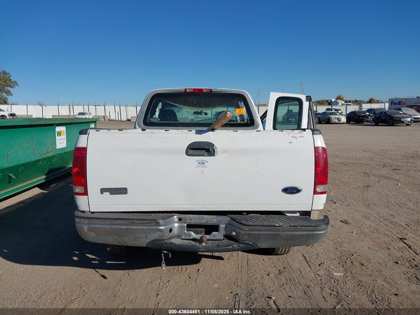 1998 Ford F-150 Standard/Xl/Xlt VIN: 2FTZX1725WCA62432 Lot: 43604451