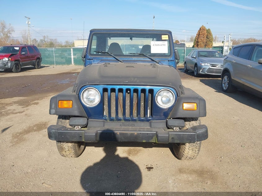 2000 Jeep Wrangler Se VIN: 1J4FA29P9YP735124 Lot: 43604490