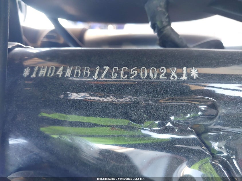 2016 Harley-Davidson Xg750 VIN: 1HD4NBB17GC500281 Lot: 43604502