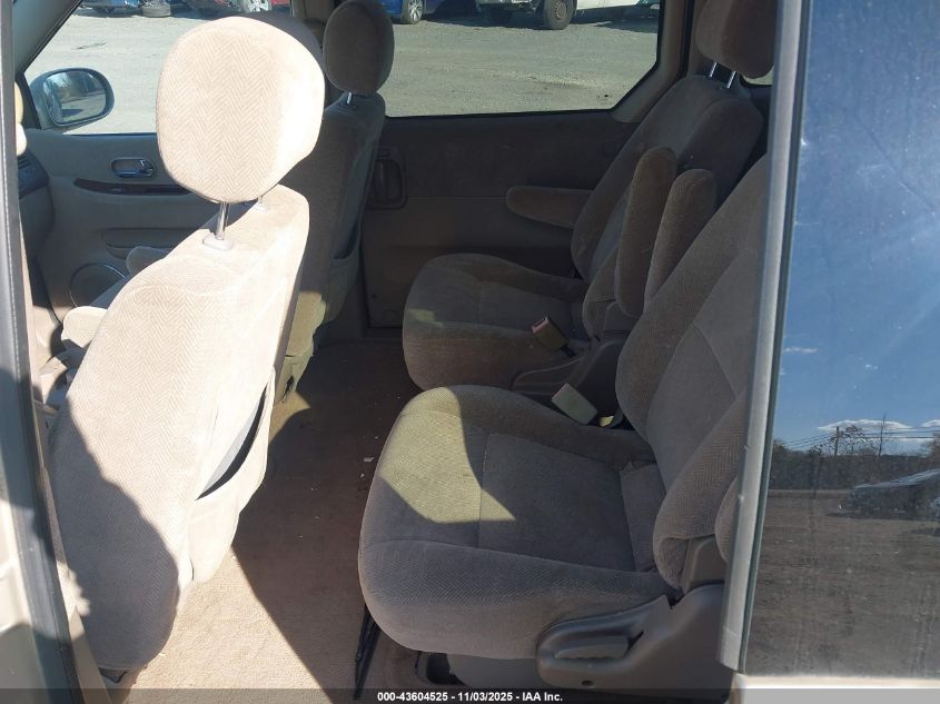 2002 Kia Sedona Ex/Lx VIN: KNDUP131126305563 Lot: 43604525