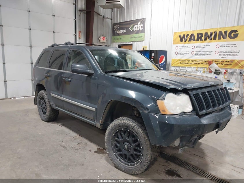 1J8HR58N78C186659 2008 Jeep Grand Cherokee Limited auction photo 1
