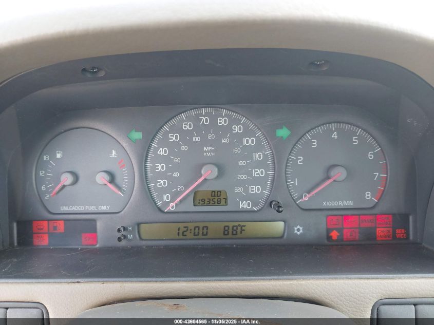 1998 Volvo S70 Gtas/Gtms VIN: YV1LS5579W1550529 Lot: 43604565