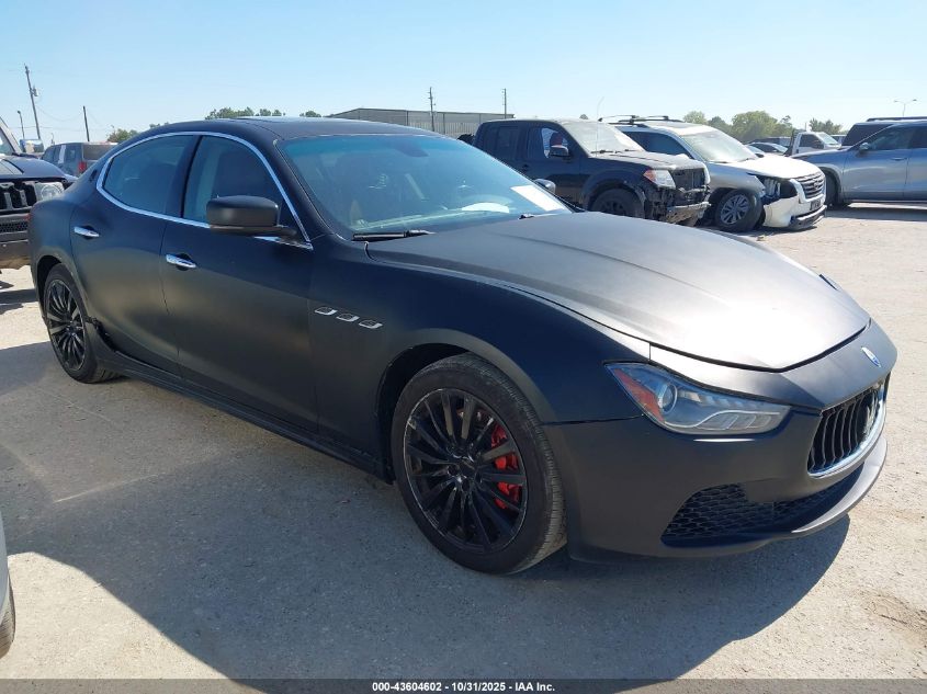 MASERATI GHIBLI 2015. Lot# 43604602. VIN ZAM57XSA8F1130476. Photo 1