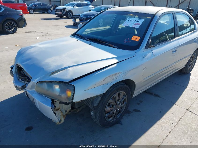 2005 Hyundai Elantra Gls/Gt VIN: KMHDN46D65U041412 Lot: 43604607