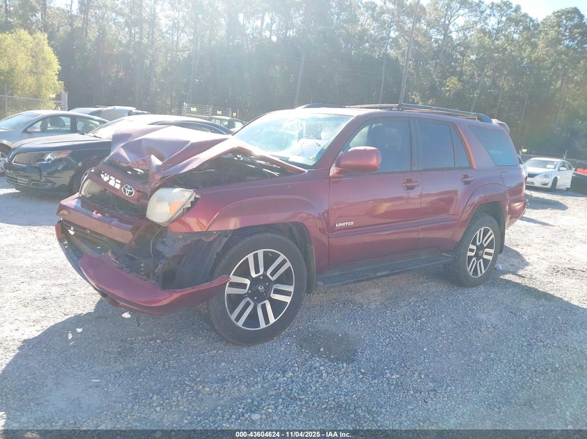 JTEZU17R358032371 2005 TOYOTA 4RUNNER photo no. 2