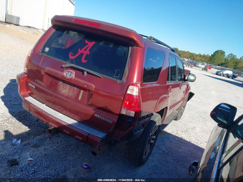 JTEZU17R358032371 2005 TOYOTA 4RUNNER photo no. 4