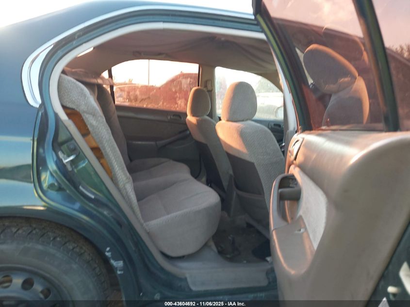 2000 Honda Civic Lx VIN: JHMEJ6673YS001071 Lot: 43604692