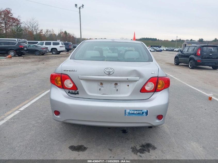 2009 Toyota Corolla Le VIN: 2T1BU40E19C143266 Lot: 43604717