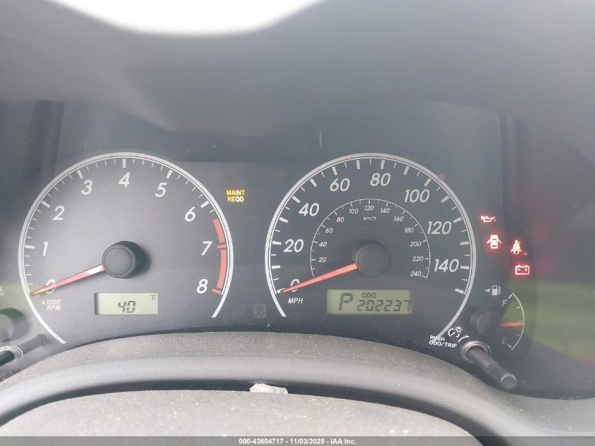 2009 Toyota Corolla Le VIN: 2T1BU40E19C143266 Lot: 43604717