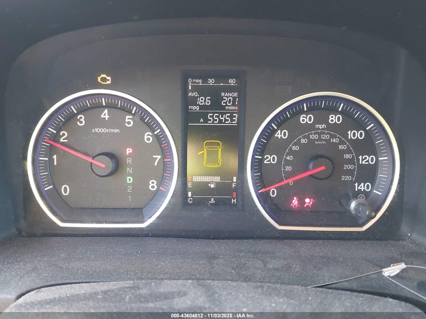 2007 Honda Cr-V Ex VIN: JHLRE485X7C011874 Lot: 43604812