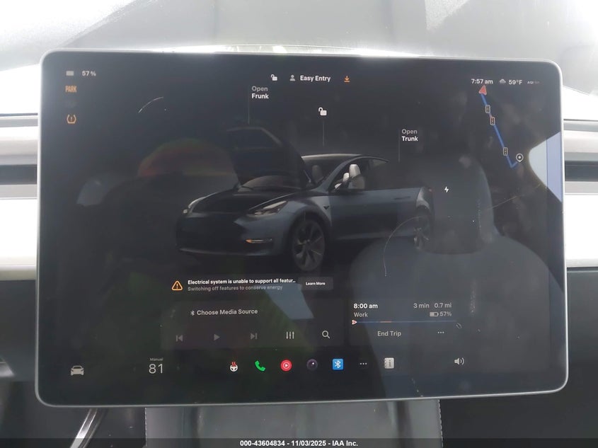 2024 Tesla Model Y Long Range Dual Motor All-Wheel Drive/Rwd VIN: 7SAYGDED1RF121204 Lot: 43604834