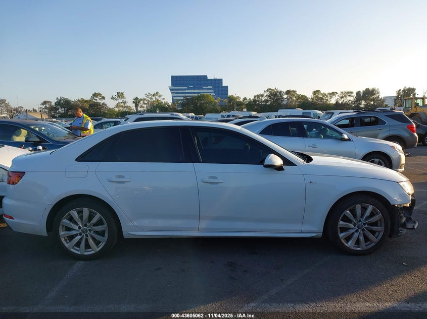 2018 AUDI A4 2.0T TECH ULTRA PREMIUM/2.0T ULTRA PREMIUM - WAUKMAF48JN015845