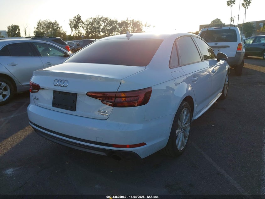 2018 AUDI A4 2.0T TECH ULTRA PREMIUM/2.0T ULTRA PREMIUM - WAUKMAF48JN015845
