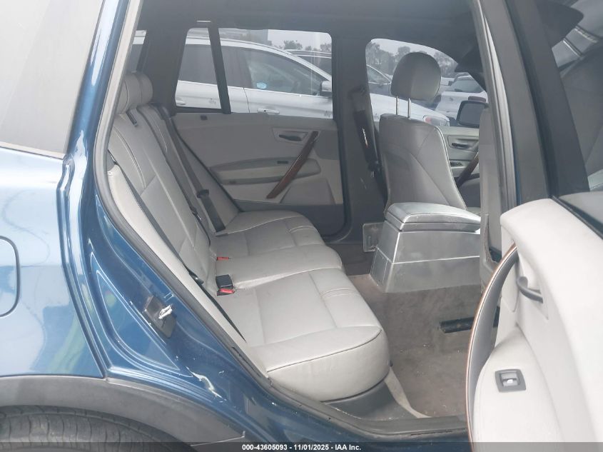 2004 BMW X3 3.0I VIN: WBXPA93444WA64081 Lot: 43605093