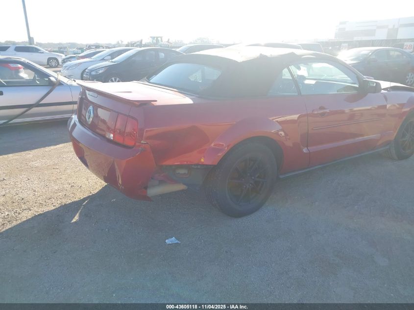 2007 Ford Mustang V6 Deluxe/V6 Premium VIN: 1ZVFT84N375355048 Lot: 43605118